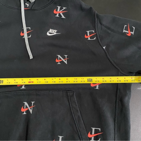 Nike Y2K AOP All Over Swoosh Print Hoodie - Picture 5 of 8